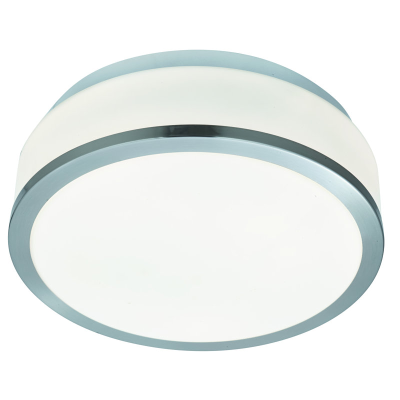 Bramblett Flush Mount, Satin Silver