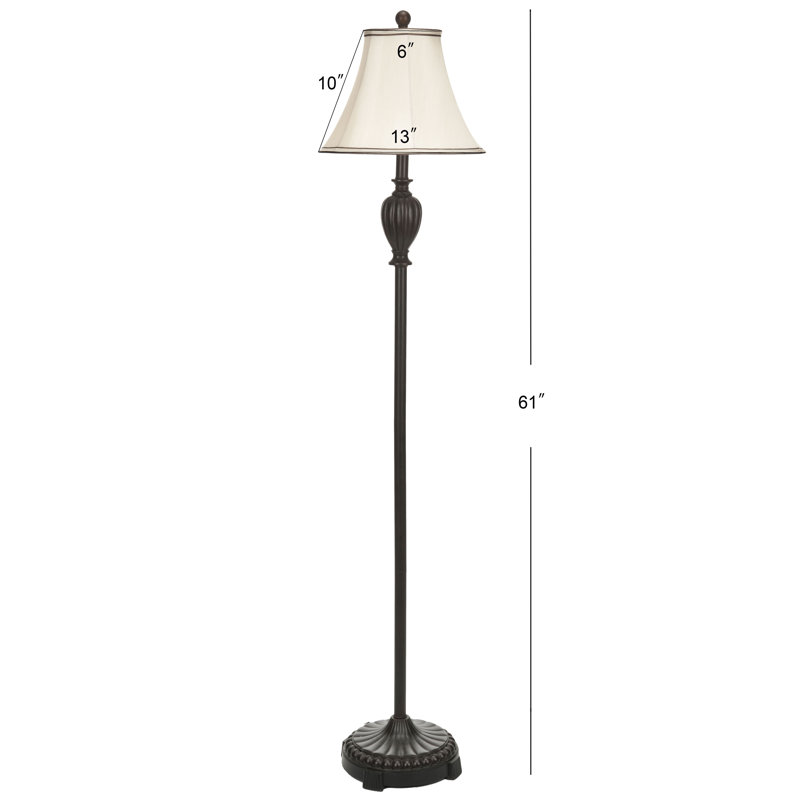 Saskia 61'' Traditional Floor Lamp Set