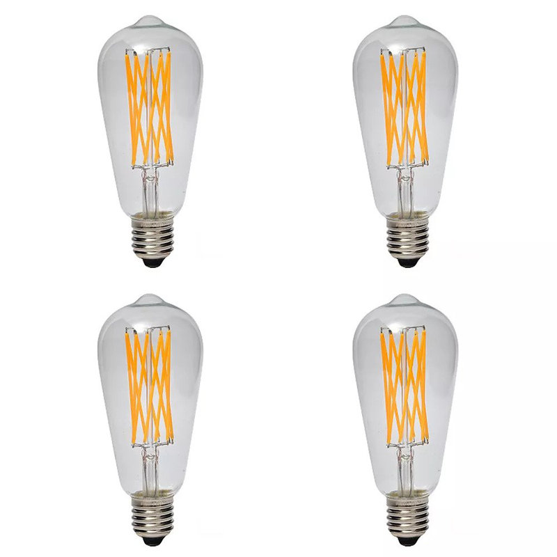 Strak Led Nostalgic Led Bulbs 2200K Pack Of 4, 4000K