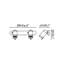 Hoskin 38cm 2 -Light Track Kit-34235595-34235596
