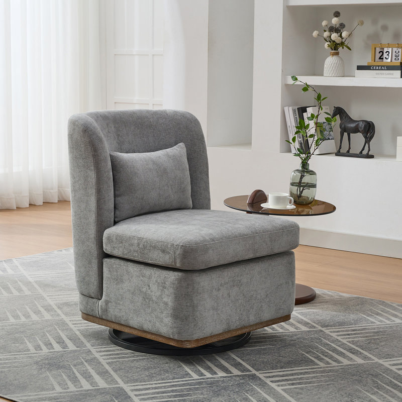 Mobilier de maison moderne en chenille 25,2 po Chenkestrel avec caractéristiques pratiques