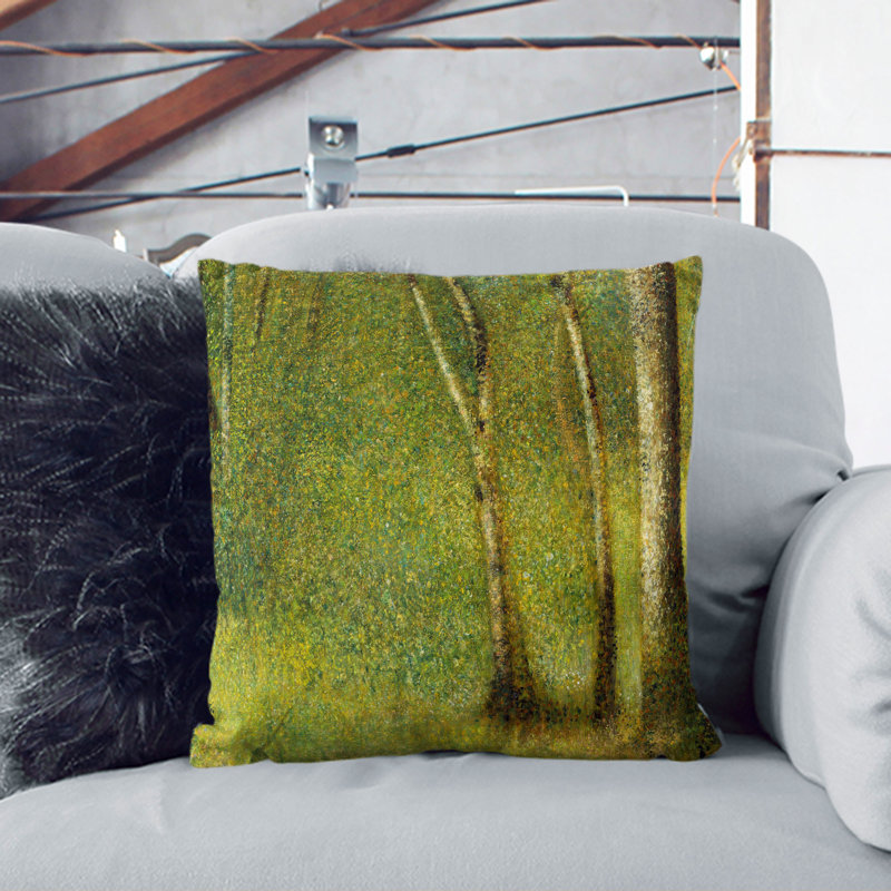 The Forest at Pontaubert Scatter Cushion, Black, 55cm H x 55cm W x 20cm D