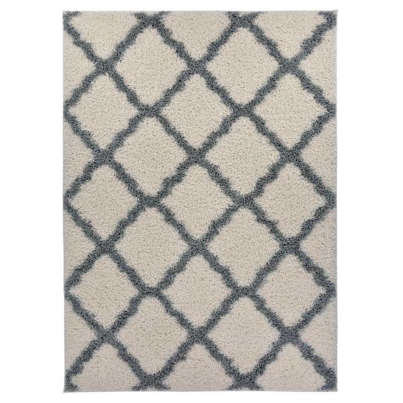 Tapis à poils longs à poils longs, Rectangle 6 pi 7 po x 9 pi 6 po