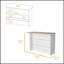 Light Pine 3-Tier Shelf Kitchen Island With Spacious Work Surface And Durable Construction For Enhanced Functionality