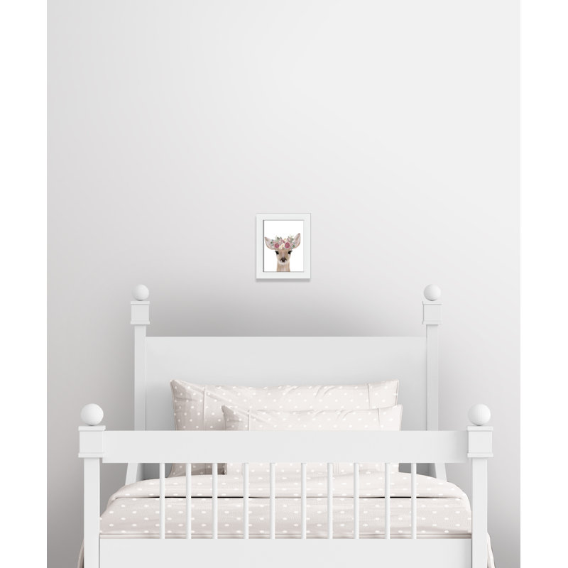Décoration murale pour enfants, 10" H x 8" W x 0.63" D, Cadre blanc