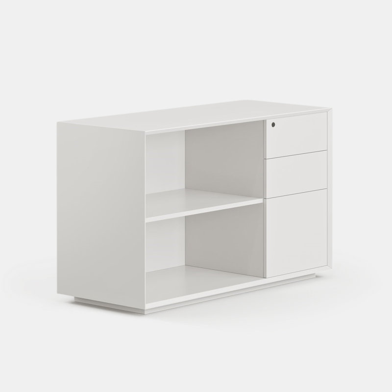 Credenza, Right, White