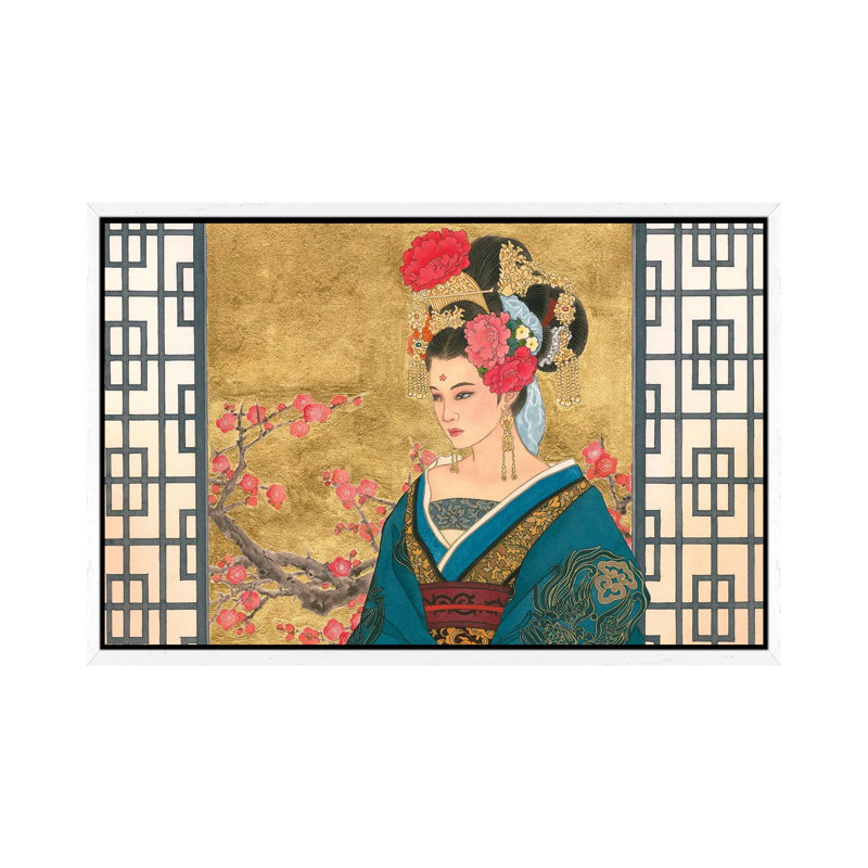 The Favourite - Painting on Canvas, White Framed, 66.04 cm H x 45.72 cm W