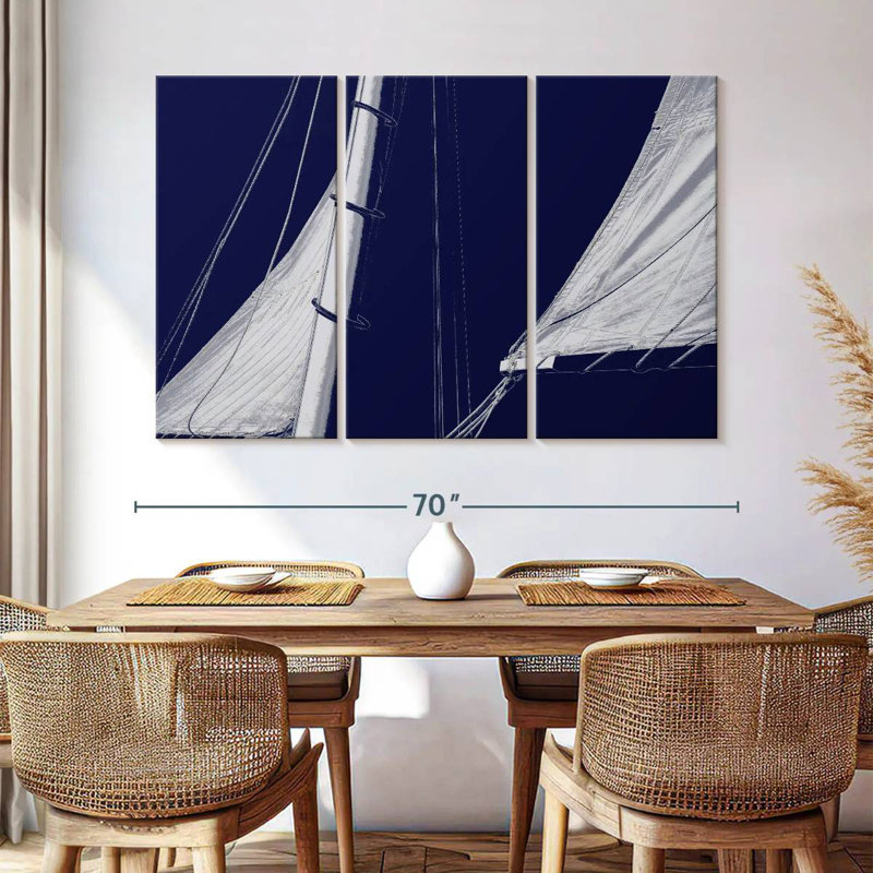 Aletra Schooner Sails II, 42" H x 65" W