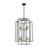 8-Light Square / Rectangle Chandelier Modern Black  Geometric Chandelie Light Fixture for Dining Room, Kitchen Island, or Entryway-311627206
