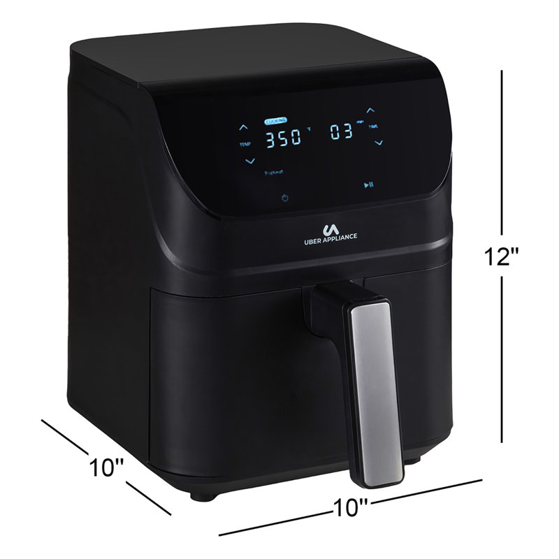 Friteuse à air numérique de luxe 5 pintes Uber Appliance - Céramique antiadhésive sans PFOA / PTFE