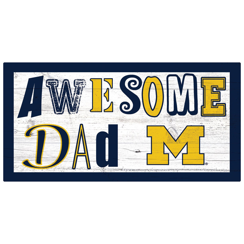 Industrial Entertainment Wall Decor, University of Michigan