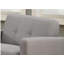 Modern Polyester Blend Fabric Accent Chair - Hardwood Frame with Quilted Detailing & Solid Wood Legs