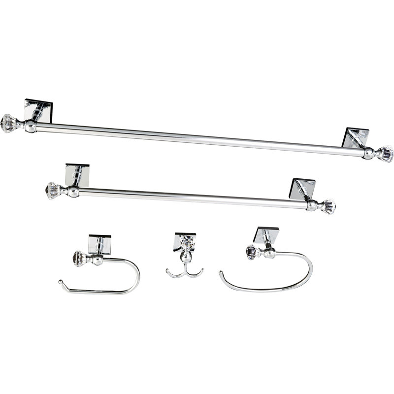 Kingston Brass Celebrity 5-Piece Bathroom Hardware Set, Chrome