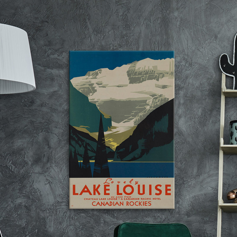 « canadian rockies ii », publicité sur toile tendue, H 24 po x l 16 po