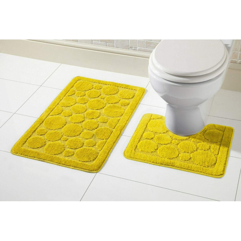 Non-Slip Bath Mat, Yellow
