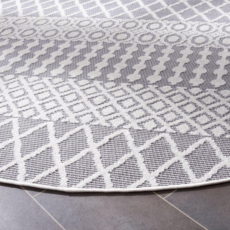 Dobbs Performance Geometric Rug, Round 8'
