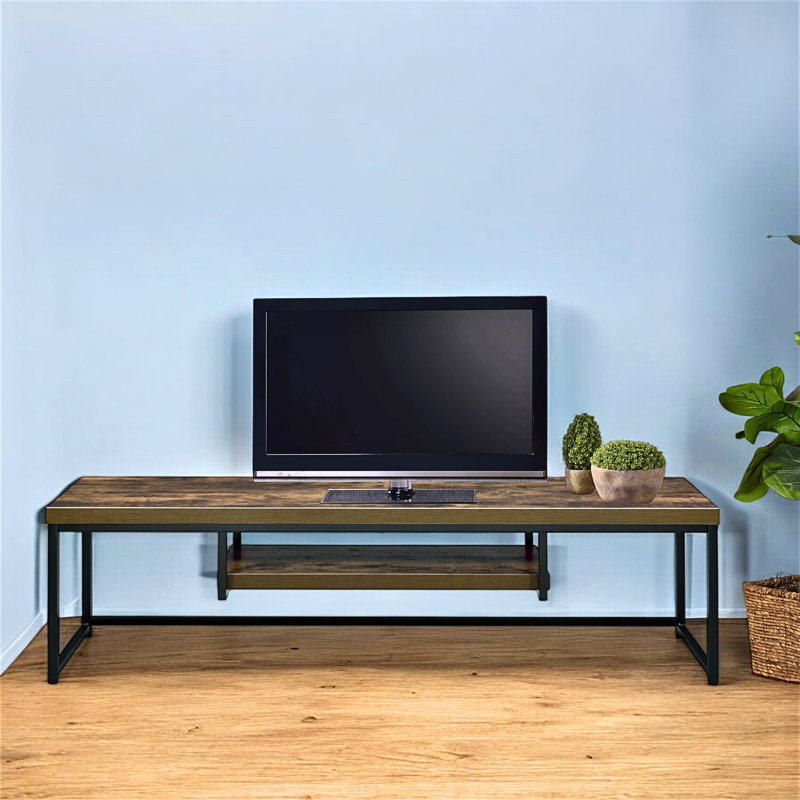 Meuble télé moderne pour le salon, Double 16 po x L 59 po x l 16 po