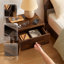 Table de chevet en bois massif avec tiroir de rangement Acacia Sofia-1118238870