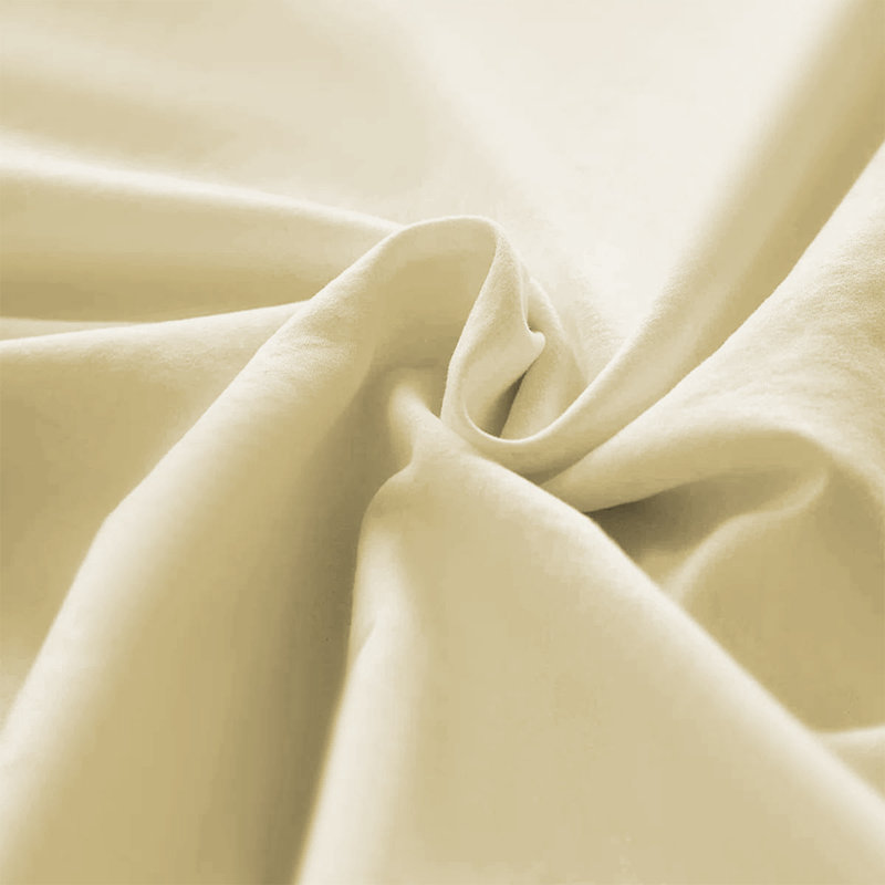 Microfiber Machine Tufted - Set of 2, Cream