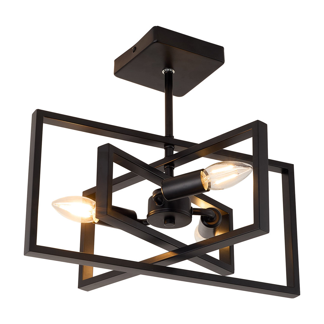 Iron Semi Flush Mount
