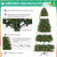 Arbre de Noël artificiel 9 pi