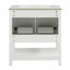 Meuble-lavabo de salle de bain avec lavabo en céramique et rangement polyvalent-903332789