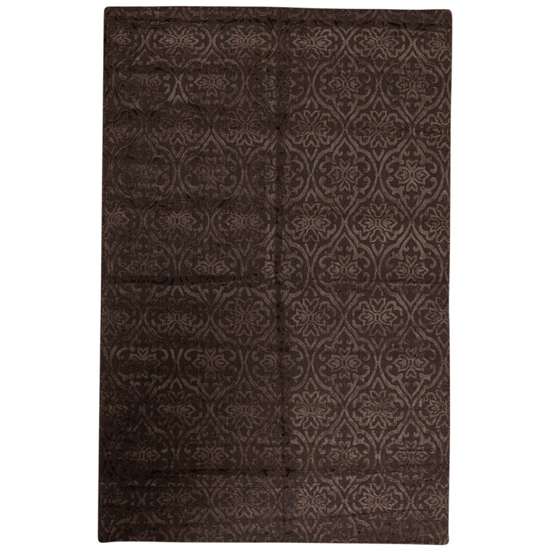 Hand Woven Wool Floral Area Rug