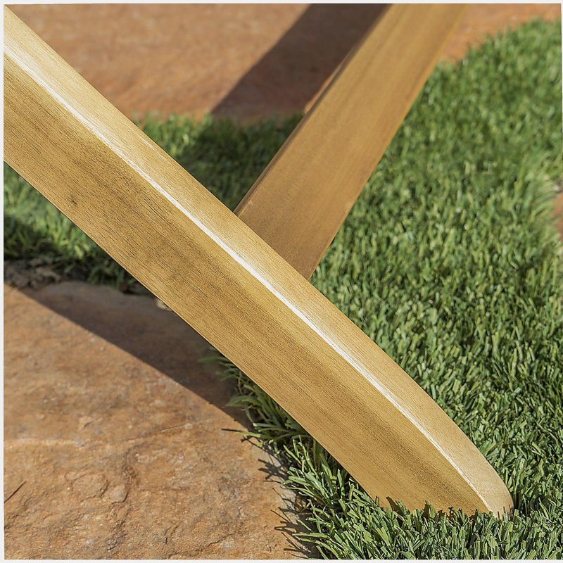 Table pliable Positano 43,5 po, Natural