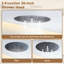 Système de douche thermostatique de luxe 20 pouces à 3 jets avec 3 jets
