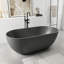 Baignoire ovale à surface solide, Baignoire de trempage autoportante-111988031