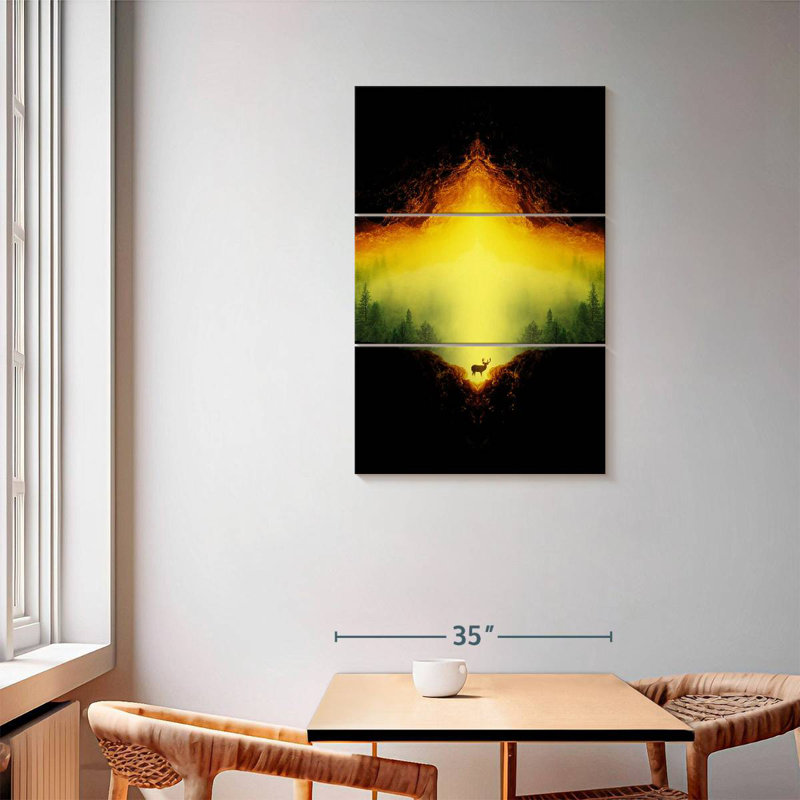Brampt Isolated Oh Deer, 57" H x 36" W