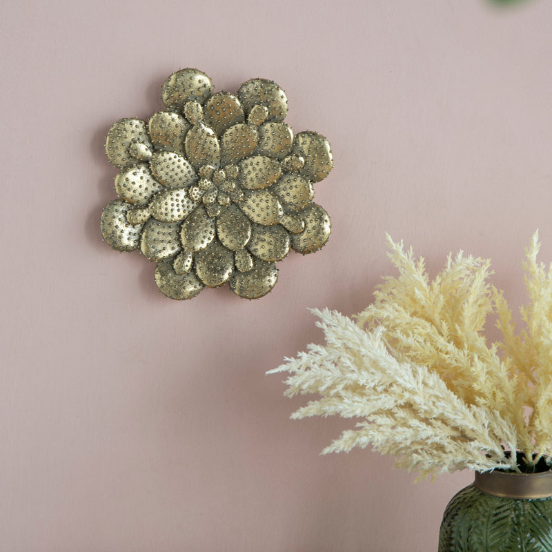 Plaque murale succulente