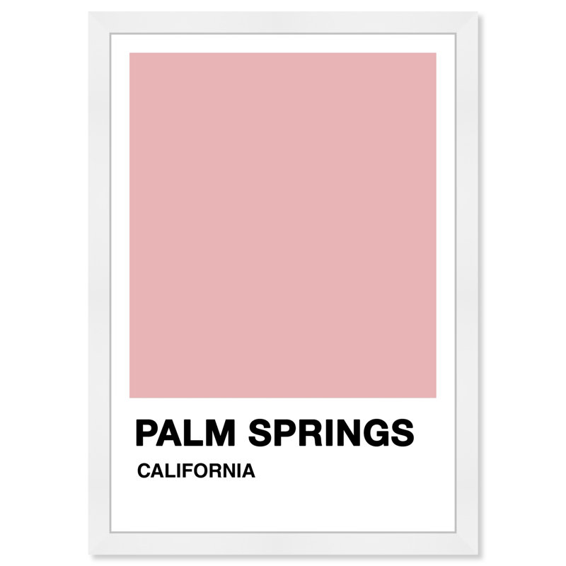 " Palm Springs Colour Swatch "