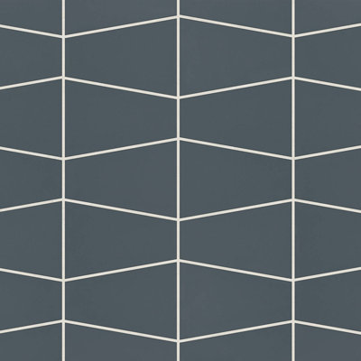Mosaïque en porcelaine mate trapézoïdale Marin