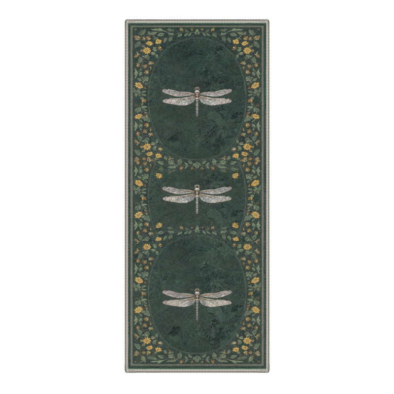 Tapis d'intérieur lavable à la machine Aura Boho, Tapis de couloir 2 pi x 6 pi