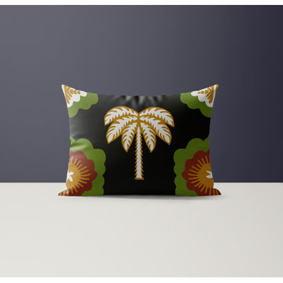 Fisal Microsuede Lumbar Throw Pillow