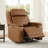 Dual Motor Genuine Leather Power Recliner with Power Headrest-120196773