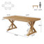 Solid Wood Dining Table