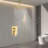 10 inch Gold Brass Ceiling Mounted Shower System Combo Set with Handheld Shower Head