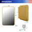 Armoire à pharmacie encastrée avec miroir l 16 po x H 24 po-1858416654