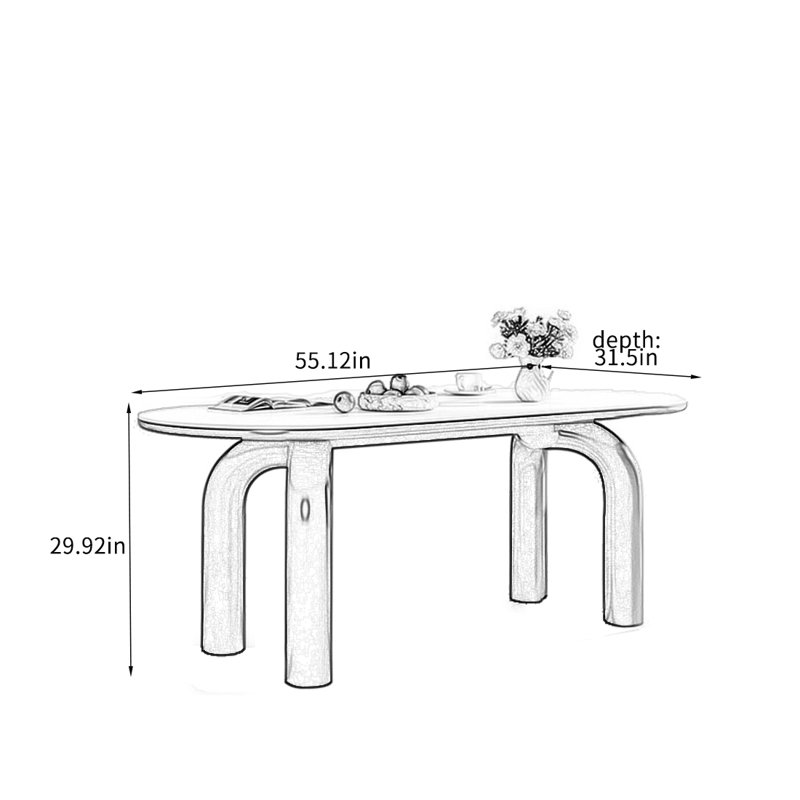Resmondo, H 29,92 po x L 55,12 po x l 31,5 po