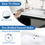 Meuble-lavabo de salle de bain avec lavabo en céramique avec portes et tiroir-1290127262