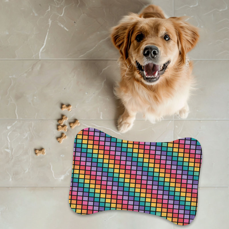 Color Blossom - Tapis d'alimentation en os 1 pièce
