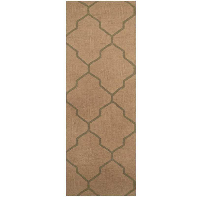 Tapis beige / vert