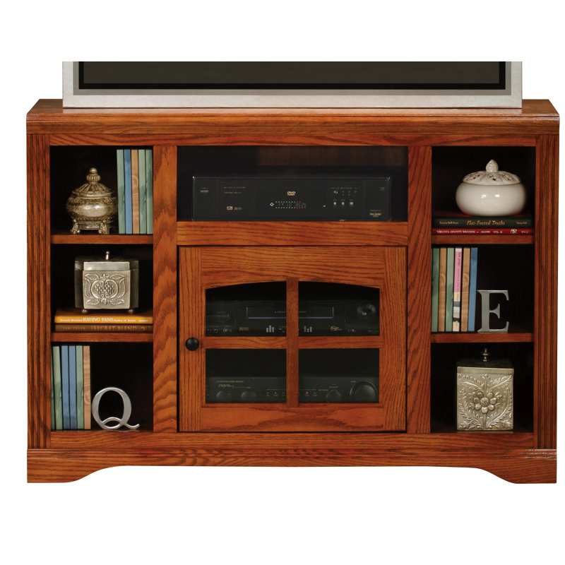Rafeef Unfinished TV Stand for TVs up to 50", Light Oak