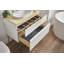 Comptoir de salle de bain 33 po avec trou central Studio S-52288796