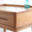 Commode bistro Commode de table 100% solide Table de bureau de bureau Commode de table compacte Accessoires de commode Largeur de rangement 60 cm Tiroir de rangement en bois naturel