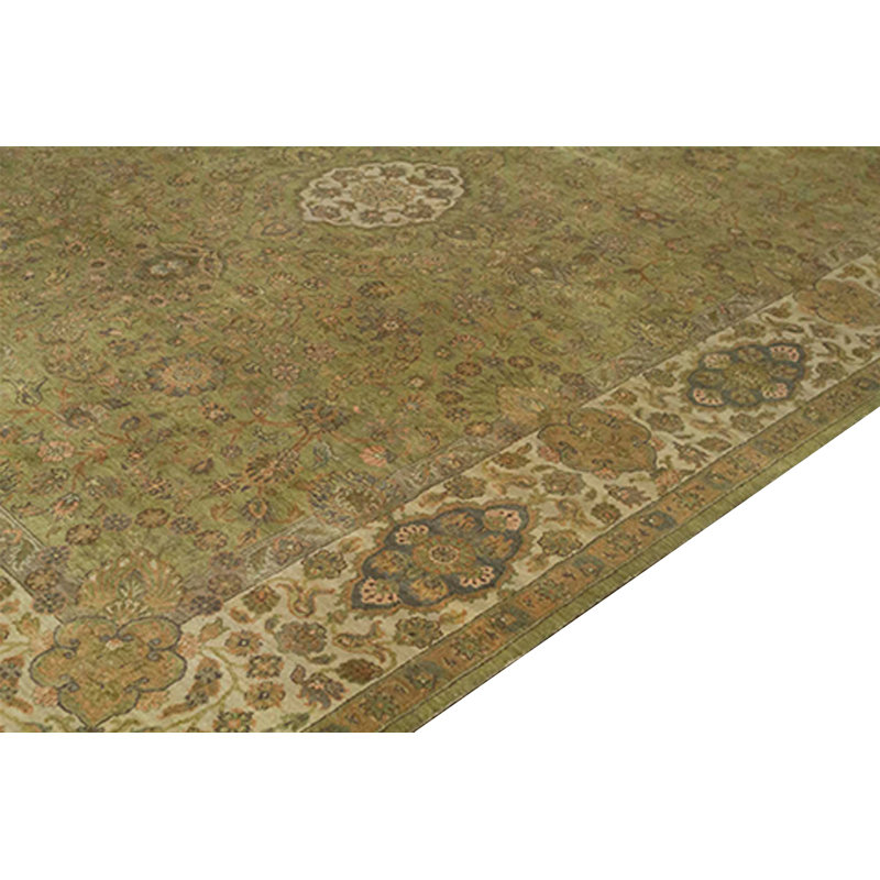 Modn Mughal Wool Oriental Area Rug
