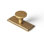 Rustic Round Cabinet Knobs with Backplate-G011
