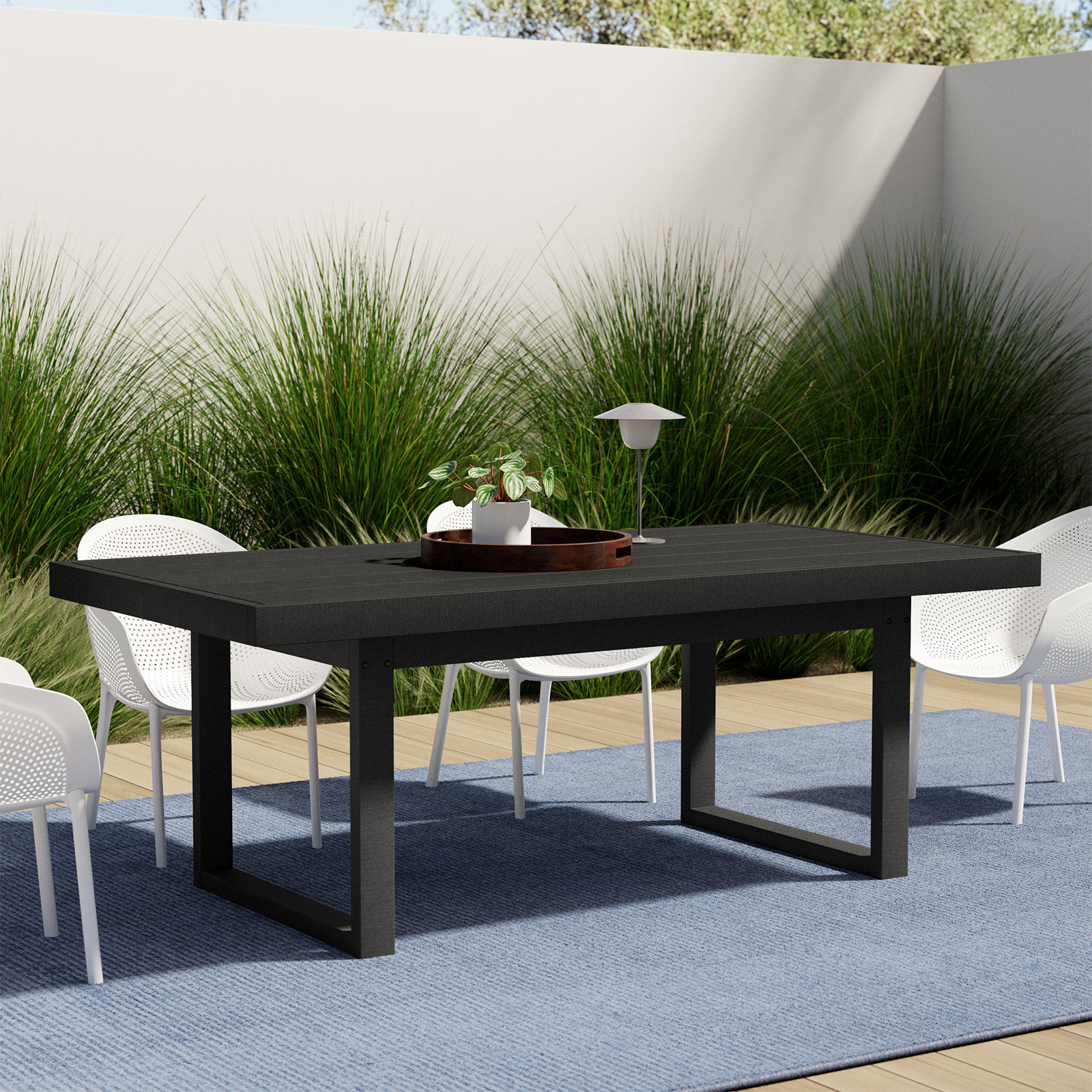 Edge Dining Table, Black